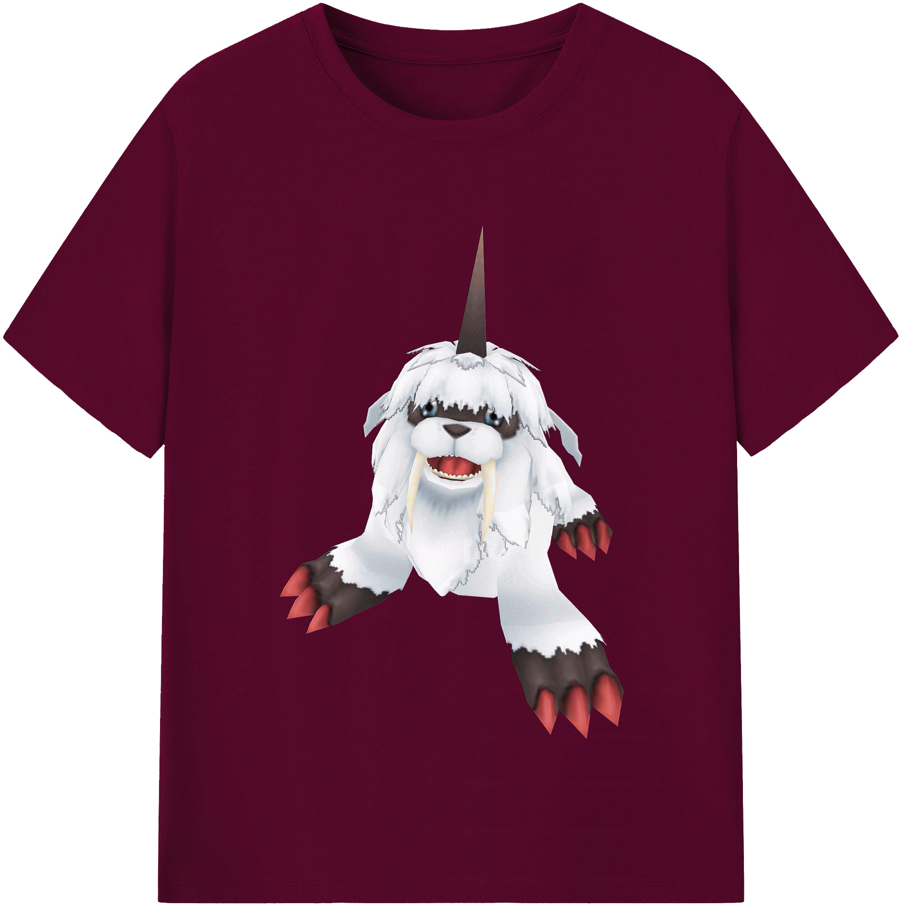 （画像用） Digimon デジタルモンスター/デジモン レディースカジュアルプリントTシャツ（綿100％）